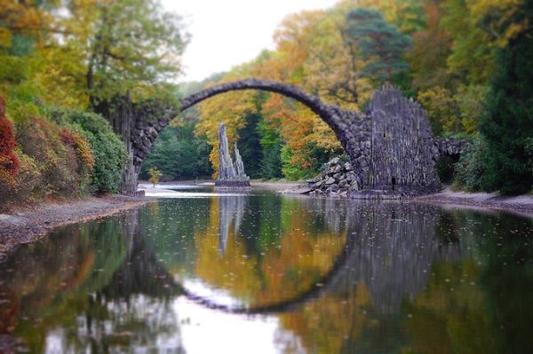 Cầu Quỷ Rakotzbrücke Saxony