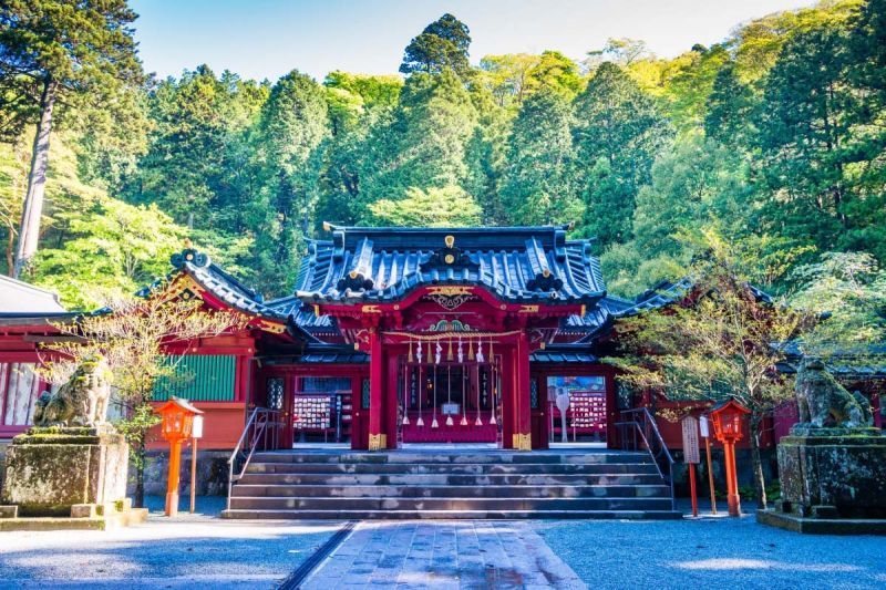 Cổng Torii trên biển Oarai