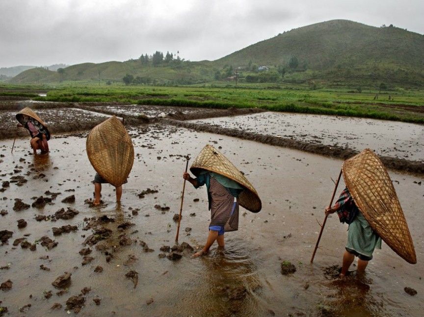 Ngôi làng Tutendo với những ngôi nhà mái chống thấm